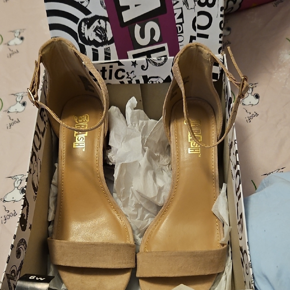 Brash Blush Heeled Sandals